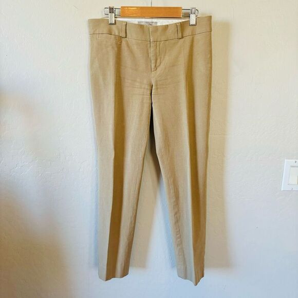 Banana Republic Sloan‎ trousers tan size 2 EUC - Picture 2 of 5